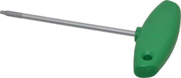 Wiha - T9 Standard Torx Key - Flag-Style, 3.94" Length Under Head, 100mm OAL - Industrial Tool & Supply