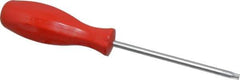 Wiha - T30 Torx Driver - 4-1/2" Blade Length, 8-1/2" OAL, Standard Handle - Industrial Tool & Supply