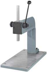 JT&M - 3/4" Ram, 11-5/8" Throat Depth, 200 Lb Manual Arbor Press - 10" Max Work Height x 24" Max Work Width, 12:1 Leverage Ratio, 10" Base Width x 19-1/2" Base Depth - Industrial Tool & Supply