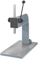 JT&M - 3/4" Ram, 11-5/8" Throat Depth, 200 Lb Manual Arbor Press - 10" Max Work Height x 24" Max Work Width, 12:1 Leverage Ratio, 10" Base Width x 19-1/2" Base Depth - Industrial Tool & Supply
