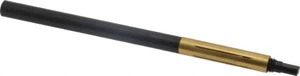 Made in USA - 4.4" Length x 9/32" Diam Through Hole Barrel Lap - 0.27" Arbor Diam, 1.4" Barrel Length, Eccentric Slot - Industrial Tool & Supply