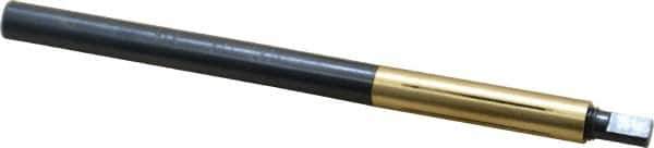 Made in USA - 5-1/4" Length x 3/8" Diam Through Hole Barrel Lap - 0.365" Arbor Diam, 1.87" Barrel Length, Eccentric Slot - Industrial Tool & Supply