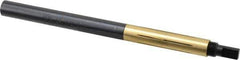 Made in USA - 6-1/2" Length x 1/2" Diam Through Hole Barrel Lap - 1/2" Arbor Diam, 2-1/2" Barrel Length, Eccentric Slot - Industrial Tool & Supply