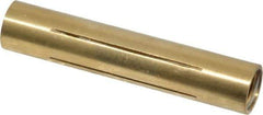 Made in USA - 5/16" Diam Through Hole Barrel Cylinder - 1.57" Barrel Length, Eccentric Slot - Industrial Tool & Supply