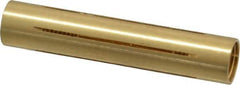 Made in USA - 3/8" Diam Through Hole Barrel Cylinder - 1.87" Barrel Length, Eccentric Slot - Industrial Tool & Supply