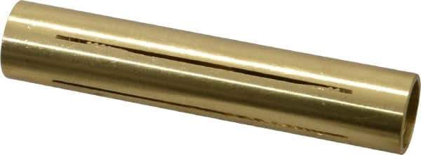 Made in USA - 15/32" Diam Through Hole Barrel Cylinder - 2-1/4" Barrel Length, Eccentric Slot - Industrial Tool & Supply