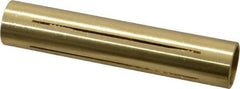 Made in USA - 15/32" Diam Through Hole Barrel Cylinder - 2-1/4" Barrel Length, Eccentric Slot - Industrial Tool & Supply