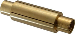 Made in USA - 7/8" Diam Through Hole Barrel Cylinder - 3" Barrel Length, Eccentric Slot - Industrial Tool & Supply