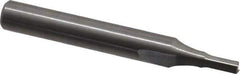 Onsrud - 1/8" Diam, 1/4" Shank Diam, 1/4" Length of Cut, 2 Flute Double Edge Straight Router Bit - 2" Overall Length, Right Hand Cut, Solid Carbide - Industrial Tool & Supply