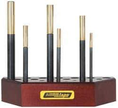 Made in USA - 6 Piece Blind Hole Lap Set - 3/16 to 1/2" Hole Diam - Industrial Tool & Supply