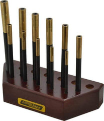 Made in USA - 11 Piece Blind Hole Lap Set - 3/16 to 1/2" Hole Diam - Industrial Tool & Supply