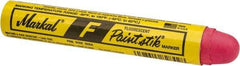 Markal - Fluorescent Pink Paint Marker - Ball Tip - Industrial Tool & Supply