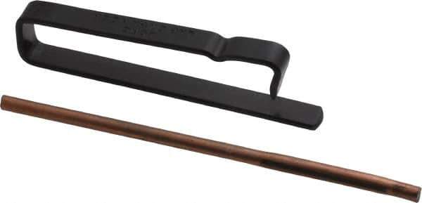 Made in USA - 3-1/4" Long x 0.155" Thick Midget Lap - 1.2" Arbor Diam, 10 Piece Set - Industrial Tool & Supply