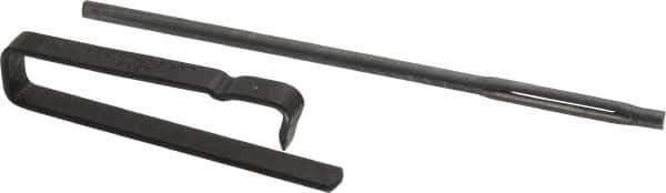 Made in USA - 4-1/4" Long x 0.17" Thick Midget Lap - 0.135" Arbor Diam, 10 Piece Set - Industrial Tool & Supply