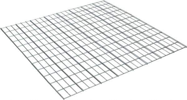 Nashville Wire - 48" Wide, Open Shelving Wire Mesh Shelving - 48" Deep, Use with Bulk Storage/Rivet Shelving - Industrial Tool & Supply
