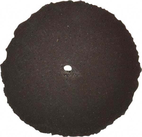 Cratex - 1" Diam x 1/16" Hole x 1/8" Thick, Surface Grinding Wheel - Silicon Carbide, Medium Grade, Rubber Bond, No Recess - Industrial Tool & Supply