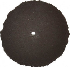 Cratex - 1" Diam x 1/16" Hole x 1/8" Thick, Surface Grinding Wheel - Silicon Carbide, Medium Grade, Rubber Bond, No Recess - Industrial Tool & Supply
