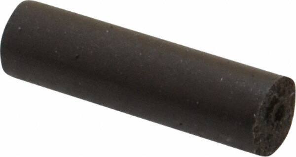 Cratex - 1/4" Max Diam x 7/8" Long, Cylinder, Rubberized Point - Medium Grade, Silicon Carbide, 1/16" Arbor Hole, Unmounted - Industrial Tool & Supply