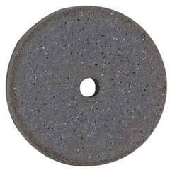 Cratex - 6" Diam x 1/2" Hole x 1" Thick, Surface Grinding Wheel - Silicon Carbide, Fine Grade, 3,600 Max RPM, Rubber Bond, No Recess - Industrial Tool & Supply