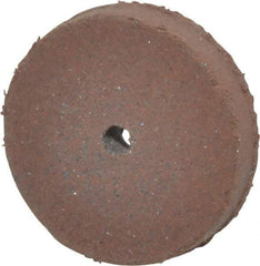 Cratex - 5/8" Diam x 1/16" Hole x 3/32" Thick, Surface Grinding Wheel - Silicon Carbide, Fine Grade, 25,000 Max RPM, Rubber Bond, No Recess - Industrial Tool & Supply