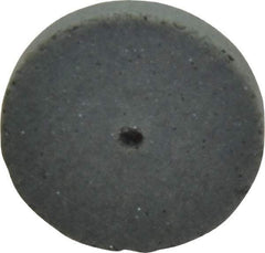 Cratex - 7/8" Diam x 1/16" Hole x 1/8" Thick, Surface Grinding Wheel - Silicon Carbide, Coarse Grade, 25,000 Max RPM, Rubber Bond, No Recess - Industrial Tool & Supply