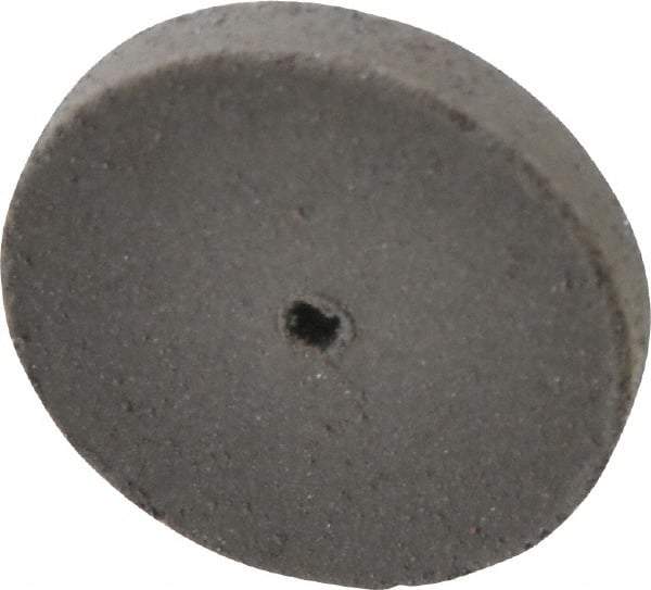 Cratex - 7/8" Diam x 1/16" Hole x 1/8" Thick, Surface Grinding Wheel - Silicon Carbide, Medium Grade, 25,000 Max RPM, Rubber Bond, No Recess - Industrial Tool & Supply