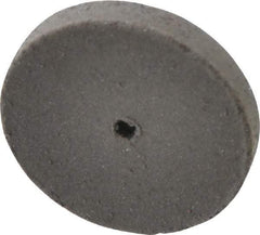 Cratex - 7/8" Diam x 1/16" Hole x 1/8" Thick, Surface Grinding Wheel - Silicon Carbide, Medium Grade, 25,000 Max RPM, Rubber Bond, No Recess - Industrial Tool & Supply