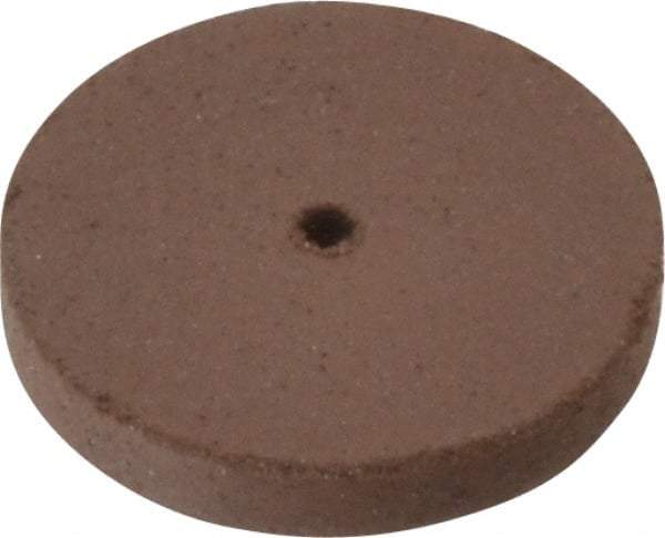 Cratex - 7/8" Diam x 1/16" Hole x 1/8" Thick, Surface Grinding Wheel - Silicon Carbide, Fine Grade, 25,000 Max RPM, Rubber Bond, No Recess - Industrial Tool & Supply