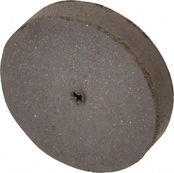 Cratex - 1" Diam x 1/16" Hole x 3/16" Thick, Surface Grinding Wheel - Silicon Carbide, Medium Grade, 25,000 Max RPM, Rubber Bond, No Recess - Industrial Tool & Supply