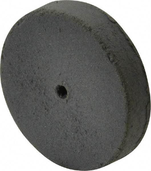 Cratex - 1" Diam x 1/16" Hole x 3/16" Thick, Surface Grinding Wheel - Silicon Carbide, Extra Fine Grade, 25,000 Max RPM, Rubber Bond, No Recess - Industrial Tool & Supply