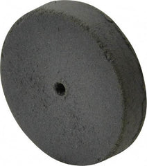 Cratex - 1" Diam x 1/16" Hole x 3/16" Thick, Surface Grinding Wheel - Silicon Carbide, Extra Fine Grade, 25,000 Max RPM, Rubber Bond, No Recess - Industrial Tool & Supply