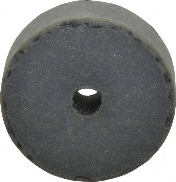 Cratex - 1-1/2" Diam x 1/4" Hole x 1/2" Thick, Surface Grinding Wheel - Silicon Carbide, Extra Fine Grade, 15,000 Max RPM, Rubber Bond, No Recess - Industrial Tool & Supply