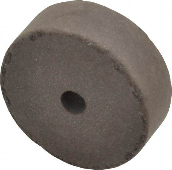 Cratex - 1-1/2" Diam x 1/4" Hole x 1/2" Thick, Surface Grinding Wheel - Silicon Carbide, Medium Grade, 15,000 Max RPM, Rubber Bond, No Recess - Industrial Tool & Supply