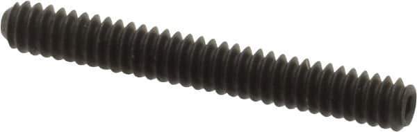 Value Collection - #4-40 UNC, 7/8" OAL, Cup Point Set Screw - Grade 8 Alloy Steel, 0.05" Key - Industrial Tool & Supply