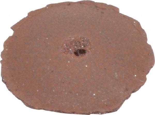Cratex - 5/8" Diam x 1/16" Hole x 3/32" Thick, Surface Grinding Wheel - Silicon Carbide, Fine Grade, Rubber Bond, No Recess - Industrial Tool & Supply