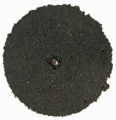 Cratex - 1" Diam x 1/16" Hole x 1/8" Thick, Surface Grinding Wheel - Silicon Carbide, Coarse Grade, Rubber Bond, No Recess - Industrial Tool & Supply