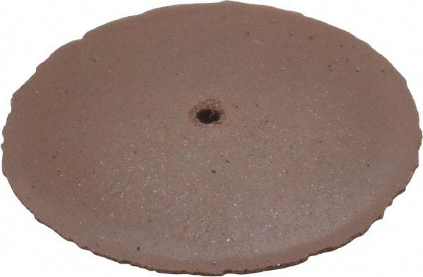Cratex - 1" Diam x 1/16" Hole x 1/8" Thick, Surface Grinding Wheel - Silicon Carbide, Fine Grade, Rubber Bond, No Recess - Industrial Tool & Supply