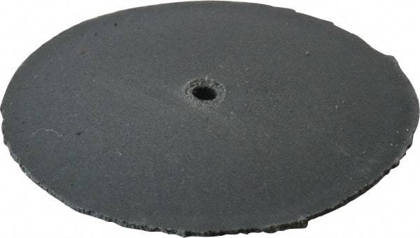Cratex - 1" Diam x 1/16" Hole x 1/8" Thick, Surface Grinding Wheel - Silicon Carbide, Extra Fine Grade, Rubber Bond, No Recess - Industrial Tool & Supply