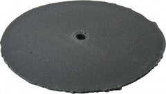 Cratex - 1" Diam x 1/16" Hole x 1/8" Thick, Surface Grinding Wheel - Silicon Carbide, Extra Fine Grade, Rubber Bond, No Recess - Industrial Tool & Supply