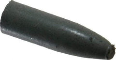 Cratex - 9/32" Max Diam x 1" Long, Cone, Rubberized Point - Coarse Grade, Silicon Carbide, 1/16" Arbor Hole, Unmounted - Industrial Tool & Supply