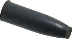 Cratex - 9/32" Max Diam x 1" Long, Cone, Rubberized Point - Very Fine Grade, Silicon Carbide, 1/16" Arbor Hole, Unmounted - Industrial Tool & Supply