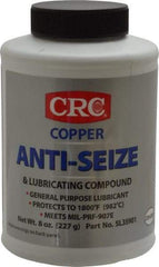 CRC - 8 oz Bottle General Purpose Anti-Seize Lubricant - Copper, -95 to 1,800°F, Bronze, Water Resistant - Industrial Tool & Supply