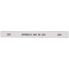 220 Grit Aluminum Oxide Rectangular Polishing Stone Very Fine Grade, 1/2″ Wide x 6″ Long x 1/4″ Thick