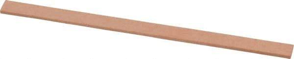 Made in USA - 180 Grit Aluminum Oxide Rectangular Polishing Stone - Very Fine Grade, 1/4" Wide x 4" Long x 1/16" Thick - Industrial Tool & Supply