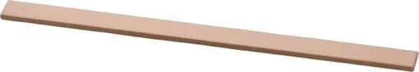 Made in USA - 600 Grit Aluminum Oxide Rectangular Polishing Stone - Super Fine Grade, 1/4" Wide x 4" Long x 1/16" Thick - Industrial Tool & Supply