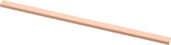 Made in USA - 320 Grit Aluminum Oxide Rectangular Polishing Stone - Extra Fine Grade, 1/4" Wide x 6" Long x 1/8" Thick - Industrial Tool & Supply