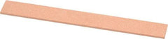 Made in USA - 180 Grit Aluminum Oxide Rectangular Polishing Stone - Very Fine Grade, 1/2" Wide x 4" Long x 1/16" Thick - Industrial Tool & Supply