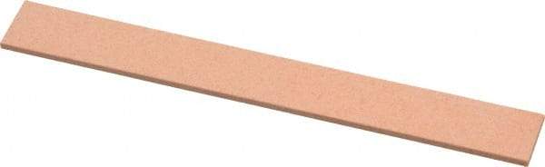 Made in USA - 320 Grit Aluminum Oxide Rectangular Polishing Stone - Extra Fine Grade, 1/2" Wide x 4" Long x 1/16" Thick - Industrial Tool & Supply