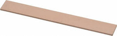 Made in USA - 600 Grit Aluminum Oxide Rectangular Polishing Stone - Super Fine Grade, 1/2" Wide x 4" Long x 1/16" Thick - Industrial Tool & Supply