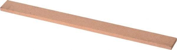 Made in USA - 180 Grit Aluminum Oxide Rectangular Polishing Stone - Very Fine Grade, 1/2" Wide x 6" Long x 1/8" Thick - Industrial Tool & Supply